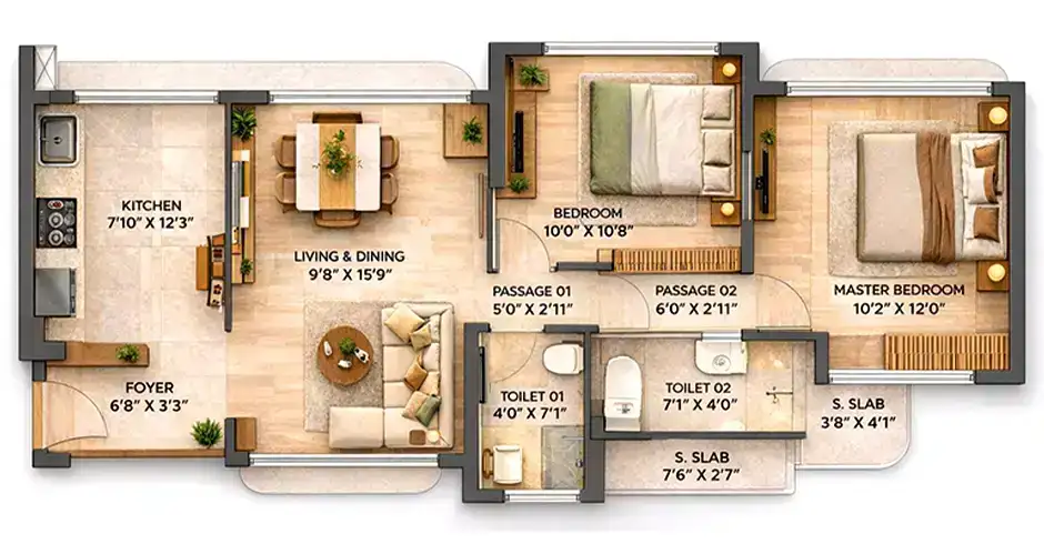 Growth City Master Floor Plan